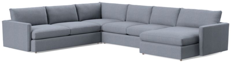 Lounge Deep 4-Piece U-Shaped Sectional Sofa with Right-Arm Storage Chaise - image 0 of 9