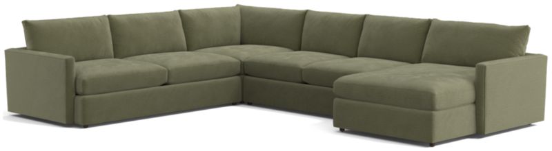 Lounge Deep 4-Piece U-Shaped Sectional Sofa with Right-Arm Storage Chaise - image 0 of 9