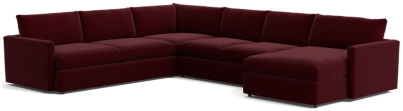 Lounge Deep 4-Piece U-Shaped Sectional Sofa with Right-Arm Storage Chaise - image 0 of 8