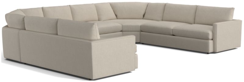 Lounge Deep 5-Piece Wedge Sectional Sofa - image 0 of 7