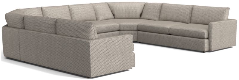 Lounge Deep 5-Piece Wedge Sectional Sofa - image 0 of 7