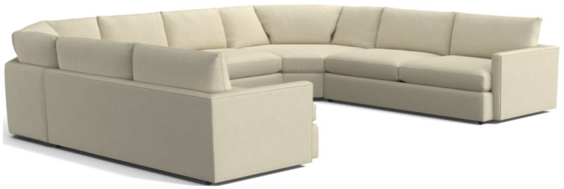 Lounge Deep 5-Piece Wedge Sectional Sofa - image 0 of 7