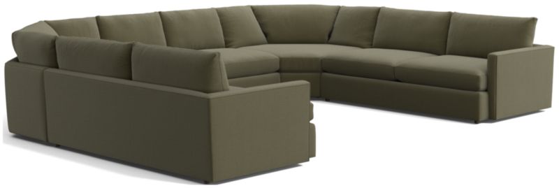 Lounge Deep 5-Piece Wedge Sectional Sofa - image 0 of 7