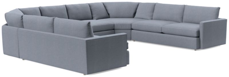 Lounge Deep 5-Piece Wedge Sectional Sofa - image 0 of 7