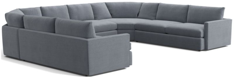 Lounge Deep 5-Piece Wedge Sectional Sofa - image 0 of 7