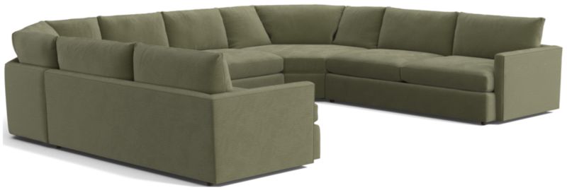 Lounge Deep 5-Piece Wedge Sectional Sofa - image 0 of 7