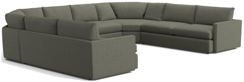 Lounge Deep 5-Piece Wedge Sectional Sofa - image 0 of 7