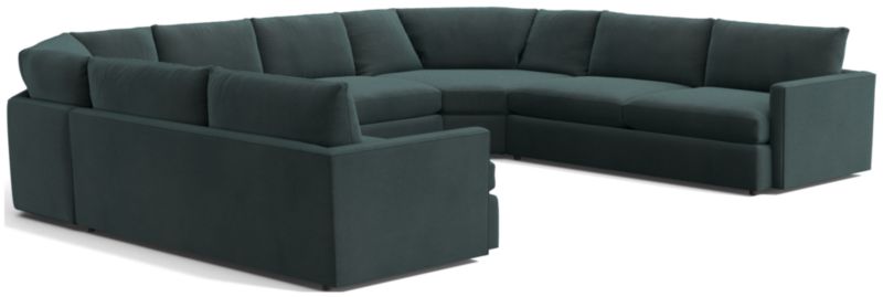 Lounge Deep 5-Piece Wedge Sectional Sofa - image 0 of 7