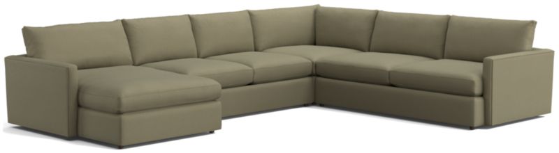 Lounge Deep 4-Piece U-Shaped Sectional Sofa with Left-Arm Storage Chaise - image 0 of 8