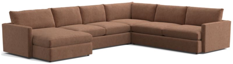 Lounge Deep 4-Piece U-Shaped Sectional Sofa with Left-Arm Storage Chaise - image 0 of 8