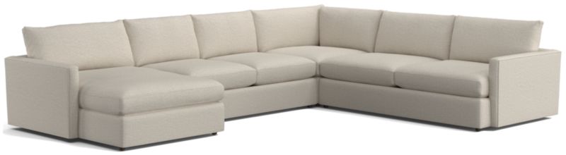 Lounge Deep 4-Piece U-Shaped Sectional Sofa with Left-Arm Storage Chaise - image 0 of 8