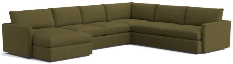 Lounge Deep 4-Piece U-Shaped Sectional Sofa with Left-Arm Storage Chaise - image 0 of 8