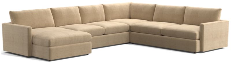 Lounge Deep 4-Piece U-Shaped Sectional Sofa with Left-Arm Storage Chaise - image 0 of 8