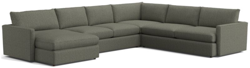 Lounge Deep 4-Piece U-Shaped Sectional Sofa with Left-Arm Storage Chaise - image 0 of 8