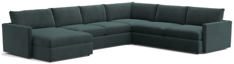 Lounge Deep 4-Piece U-Shaped Sectional Sofa with Left-Arm Storage Chaise - image 0 of 8