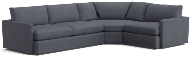 Lounge Deep 3-Piece Wedge Sectional Sofa - image 0 of 9