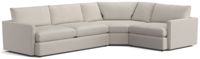 Lounge Deep 3-Piece Wedge Sectional Sofa - image 0 of 8