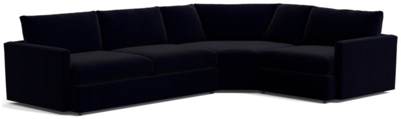 Lounge Deep 3-Piece Wedge Sectional Sofa - image 0 of 8