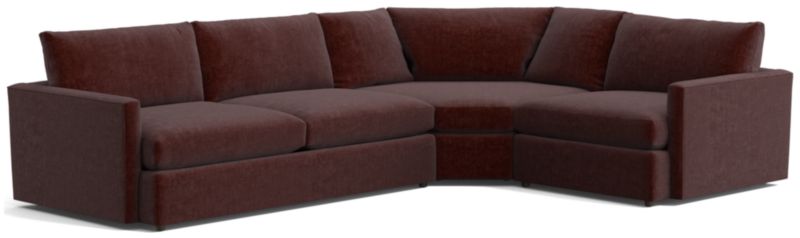 Lounge Deep 3-Piece Wedge Sectional Sofa - image 0 of 9