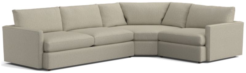 Lounge Deep 3-Piece Wedge Sectional Sofa - image 0 of 9