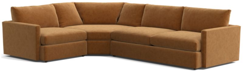 Lounge Deep 3-Piece Wedge Sectional Sofa - image 0 of 10