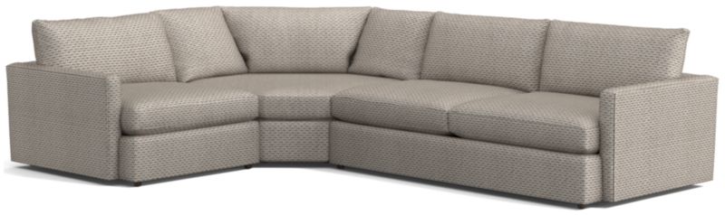 Lounge Deep 3-Piece Wedge Sectional Sofa - image 0 of 8