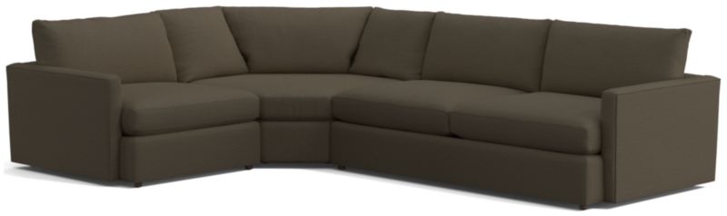 Lounge Deep 3-Piece Wedge Sectional Sofa - image 0 of 9