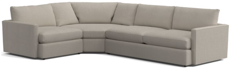 Lounge Deep 3-Piece Wedge Sectional Sofa - image 0 of 9