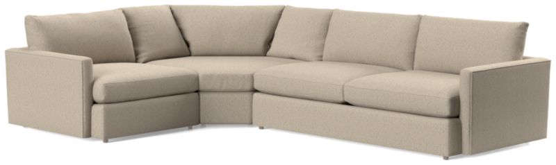 Lounge Deep 3-Piece Wedge Sectional Sofa - image 0 of 8