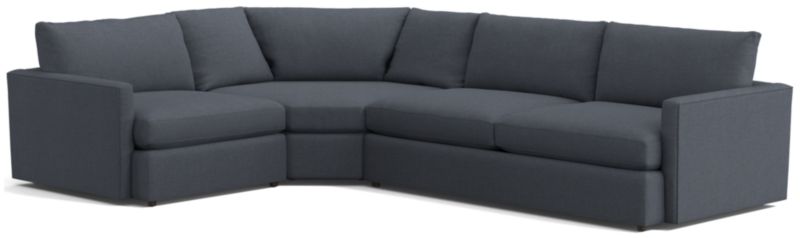 Lounge Deep 3-Piece Wedge Sectional Sofa - image 0 of 9