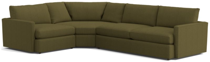 Lounge Deep 3-Piece Wedge Sectional Sofa - image 0 of 8