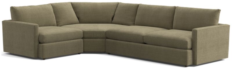 Lounge Deep 3-Piece Wedge Sectional Sofa - image 0 of 8