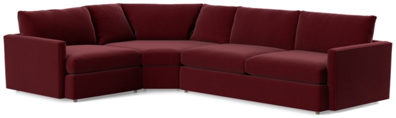 Lounge Deep 3-Piece Wedge Sectional Sofa - image 0 of 8