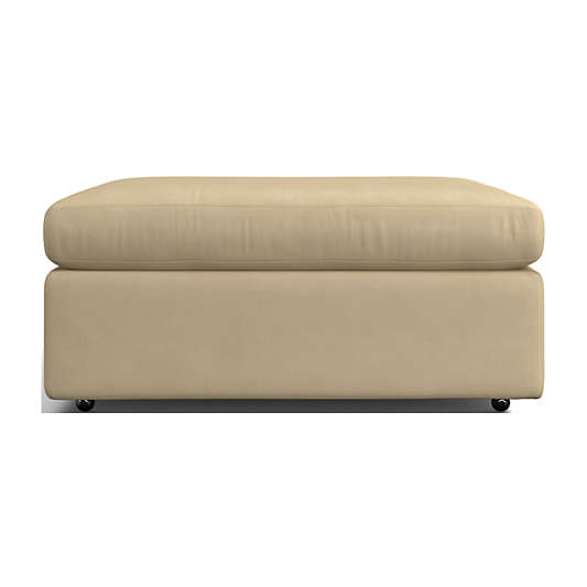 Lounge 37 Leather Ottoman