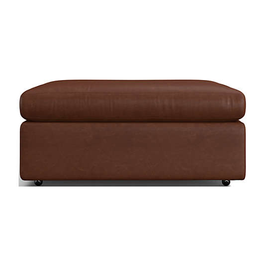 Lounge 37 Leather Ottoman