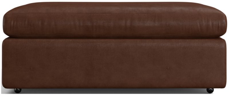 Lounge Leather Ottoman and a Half - image 0 of 2