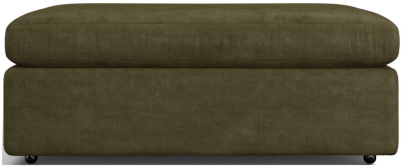 Lounge Leather Ottoman and a Half - image 0 of 2