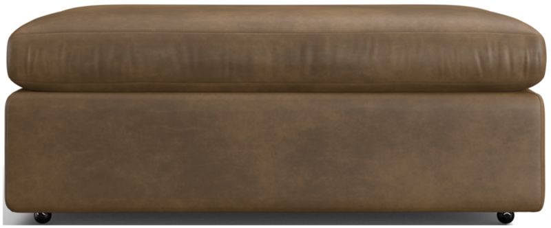 Lounge Leather Ottoman and a Half - image 0 of 2