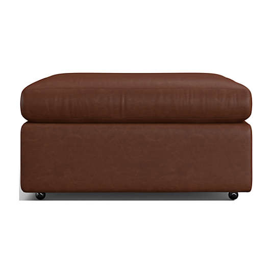 Lounge 32 Leather Ottoman