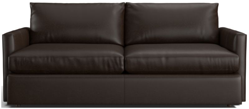 Lounge Deep Leather Sofa 83" - image 0 of 3