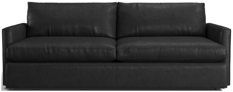 Lounge Deep Leather Sofa 93" - image 0 of 8