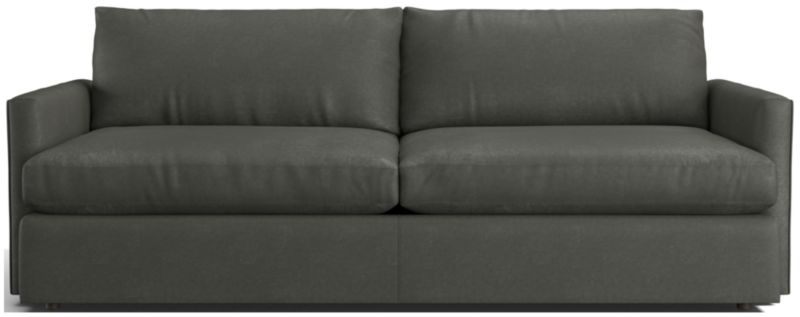 Lounge Deep Leather Sofa 93" - image 0 of 9