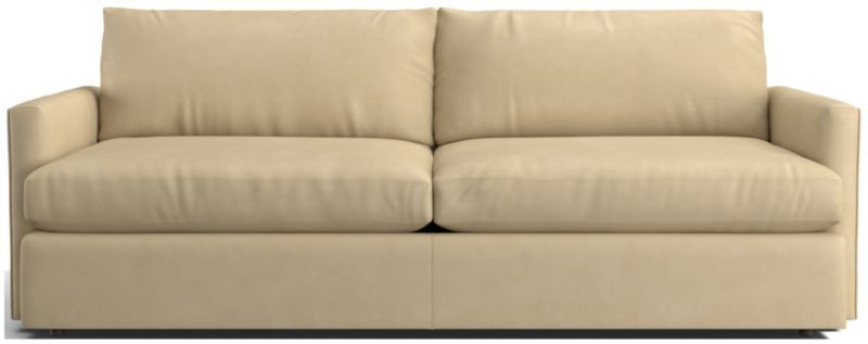 Lounge Deep Leather Sofa 93" - image 0 of 8