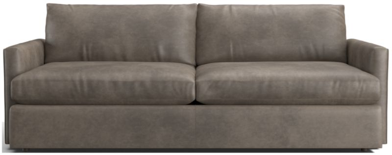 Lounge Deep Leather Sofa 93" - image 0 of 8