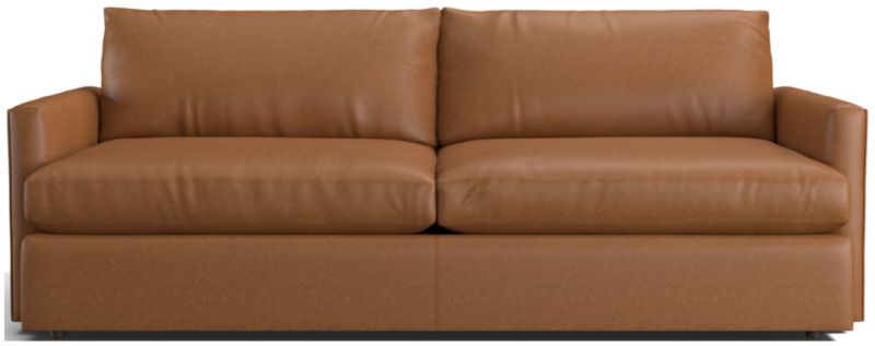 Lounge Deep Leather Sofa 93" - image 0 of 8