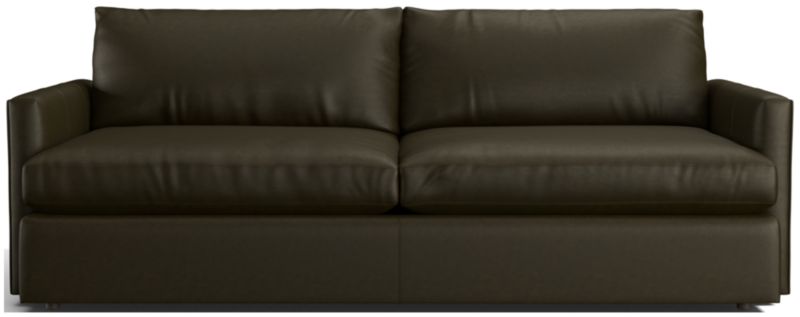 Lounge Deep Leather Sofa 93" - image 0 of 8