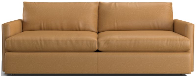 Lounge Deep Leather Sofa 93" - image 0 of 8