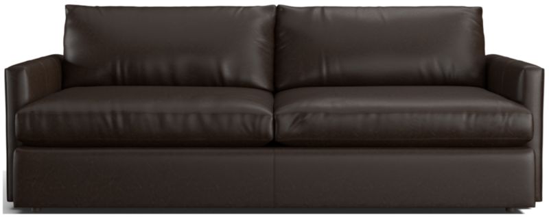 Lounge Deep Leather Sofa 93" - image 0 of 8