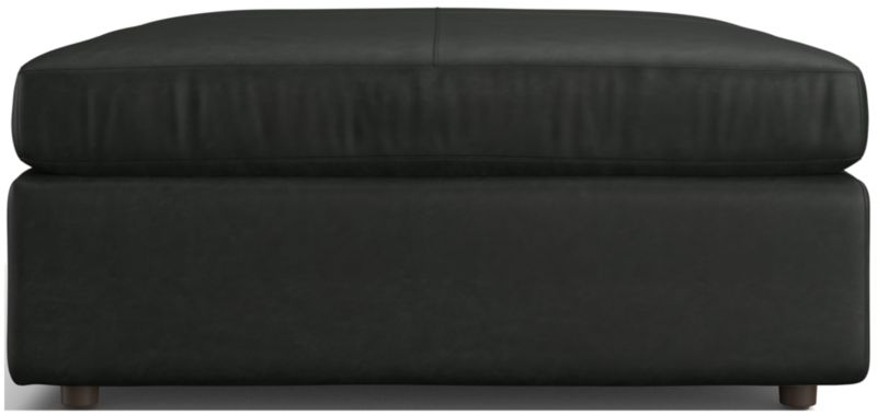 Lounge 44" Leather Square Cocktail Ottoman - image 0 of 2