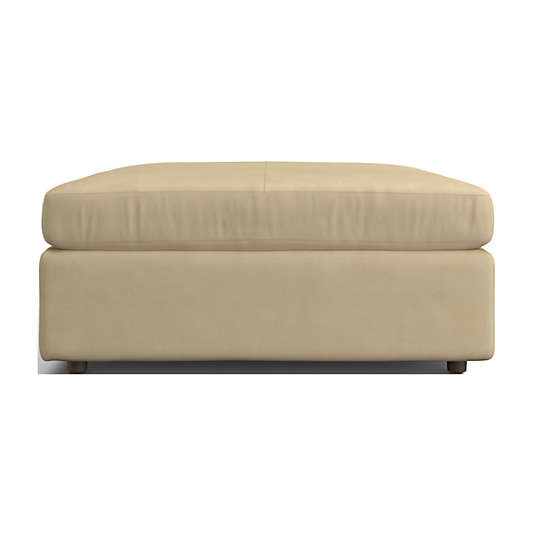 Lounge 44 Leather Square Cocktail Ottoman